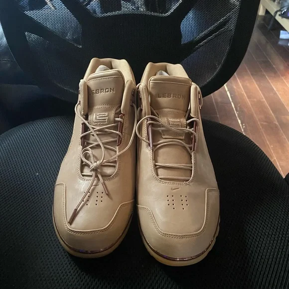 Lebron tan shoes hot sale
